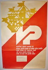 1984 Vietnam USSR Poster - Leningrad Innovations, Ho Chi Minh City, Rare Vintage