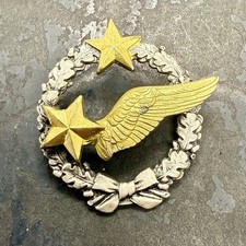 Original WWII French Air Service Pilot Observer Badge Wings Brevet