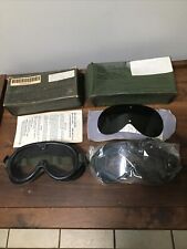 vintage Stemaco Products military use Goggles 1used / 1 new w/ extra lenses picture