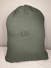 GOOD - US Military Barracks Cotton Laundry Bag Green NSN 8465-00-530-3692 picture