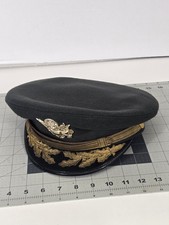 Vintage U.S. Army General Officer Visor Cap WWII-Korean War Era Gold Bullion