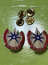 US Military 1st Corps Support Command Insignia Pin - First picture