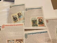 94 CIVIL WAR CONFEDERATE GENERALS DUKE TOBACCO CARDS GROUP OF 8 1880s ERA BELOW picture