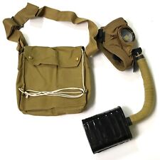  WWI US M1917 BRITISH & US ARMY SBR GAS MASK & CARRY BAG picture