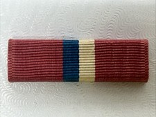 PHILIPPINE LIBERATION MEDAL RIBBON WW2 Military Award Ribbon Kwikset Backing