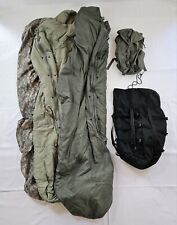 US Military 5 Piece MSS Woodland Bivy/Sleeping Bags/Small Large Sacks TENNIER GC picture