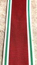 Ribbon for the Iraq King Faisel II Enthronement medal - 1953 picture