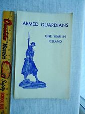 WWII military book armed guardians in iceland 1942 picture