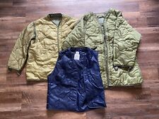 Vintage Military Field Jacket Liner Lot Cold Weather, Medium, 42r picture
