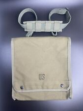 U.S Military Map & Photo Case Canvas Bag w/ Shoulder Strap USA Made Army Green picture
