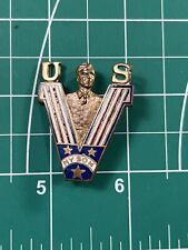 WWII Son in Service Mothers Pin V for Victory Sweetheart Homefront picture
