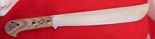 Ontario USA Bushcraft Machete w/Nylon sheath full tang satin finish blade knife picture