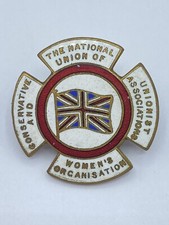 WW2 The National Union of Unionists Conservative & Women's Organisation Badge
