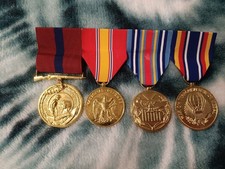 National Defense/War On Terror/ Marine Corps Service Medals Pin