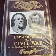 LEE & GRANT Civil War Book Easton Press Leather Illustrated picture