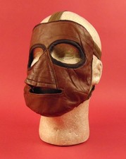 WW2 Russian PILOT Leather FLIGHT MASK Mint Cond ORIG 1941 Soviet Aviator Uniform