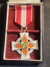 German  Cross Medal Rhine-Westphalia Fire Brigade
