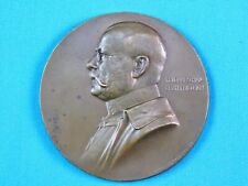 German Austria WW1 1915  Fieldmarshal ERHZ Friedrich Bronze Table Medal A Hartig picture