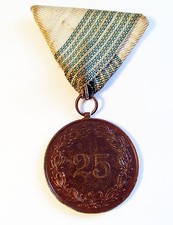 AUSTRIAN MILITARY MEDAL ,  XXV YEARS OF SERVICE .