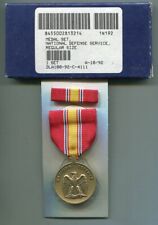 NATIONAL DEFENSE SERVICE MEDAL & RIBBON BAR -  IN U.S. GI ISSUE BOX picture