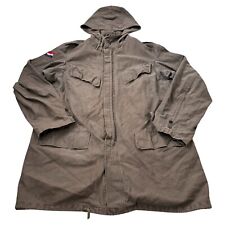 Vintage Netherlands Military Jacket KLu Full Zip Hooded Men’s Size XL picture