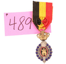 p489- Belgian Medal for Labor Distinction 2nd Class