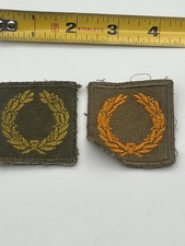 2x Original WW2 US Meritorious Unit Award Insignia Badge Patch UV Tested