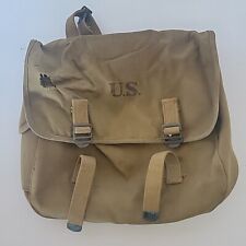 WW2 US Army Khaki 1941 Musette Bag Powers & Co Inc picture