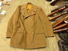 ORIGINAL WWII US ARMY WINTER M1938 OFFICER "CUT DOWN" OVERCOAT- LARGE/XLARGE