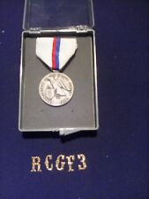 Association Of The United States Army Medal On Ribbon In Case picture