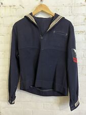 Vintage WW2 Wool sailor crackerjacker shirt top pull over uniform war picture