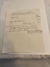 CIVIL WAR DOCUMENTS CAPT ABELL 500 BALL CARTRIDGES EXPENTED CAMP DAVIS NYV ARTY picture