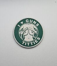 Guns and Titties Starbucks 3D PVC Tactical Morale Patch – Hook Backed picture