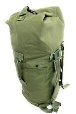 Military Duffle Bag, OD Green Nylon Sea Bag Carry Straps Army 8465-01-117-8699 picture