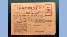 vintage WWII RATION BOOK #3 MARY HUNTZINGER baltimore md shupp picture