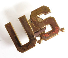 Vintage US Army Insignia Brass Screw Pin 3/4