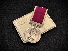 British WW2 MIA Long Service & Good Conduct Medal Awarded SSgt Chisolm in 1958