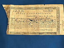 Revolutionary War Document Connecticut Pay Table Service In The Continental Army picture