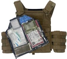 BODY ARMOR / PLATE CARRIER IFAK w/ TQ & QUICK CLOT $175 RETAIL -  picture