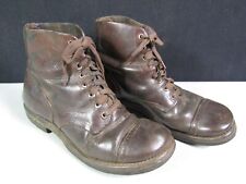 WWII US ARMY Service Shoes Boots Cap Toe. picture