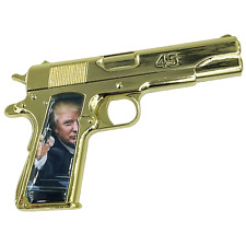 BL3-016 GOLD President Donald J. Trump MAGA Promises Kept 45 ACP Challenge Coin  picture