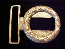 Brass Wreath Portion of 2 Pc Civil War Belt Buckle Plate Non Dug Repro? picture