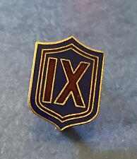 *WWII US ARMY 9A CORPS HQ CO DUI DI CREAT PIN. PIN BACK picture