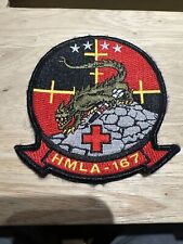 Marine Light Attack Helicopter Squadron 167 (HMLA-167) Embroidered vel cro Patch picture