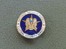 U.S BADGE, NATIONAL SECURITY AGENCY ,CENTRAL SECURITY SERVICE ,STAFF I.D BADGE