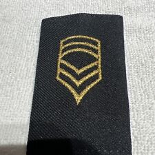 Vanguard Army Epaulet Embroidered Gold Metallic Thread E-8 MS Unused Unworn EUC picture