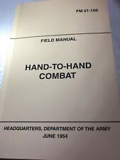 US MANUAL FM21-150 JUNE 1954 BOOK HAND TO HAND COMBAT picture