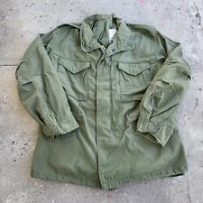 US Army Jacket Size Medium Green Coat Full Zip Combat Field 0G-107 picture