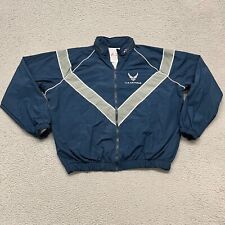 Air Force Physical Fitness Uniform Jacket Adult M Regular Blue Windbreaker picture