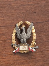 Polish Military Exemplary Commander Badge Metal Eagle Award